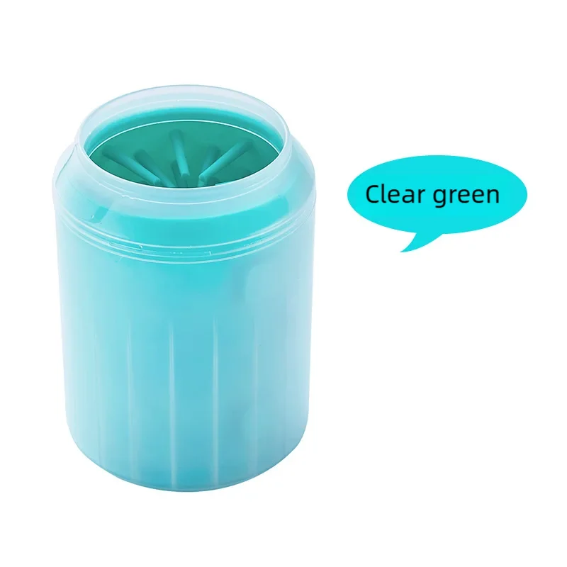 Paw cleaner cup in green